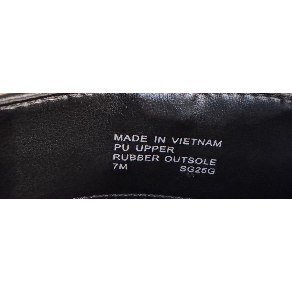 NIB ❤️ Michael Kors Mandy Boots Women Size 7M MSRP $150 Black Faux Leather Ankle - Picture 7 of 11